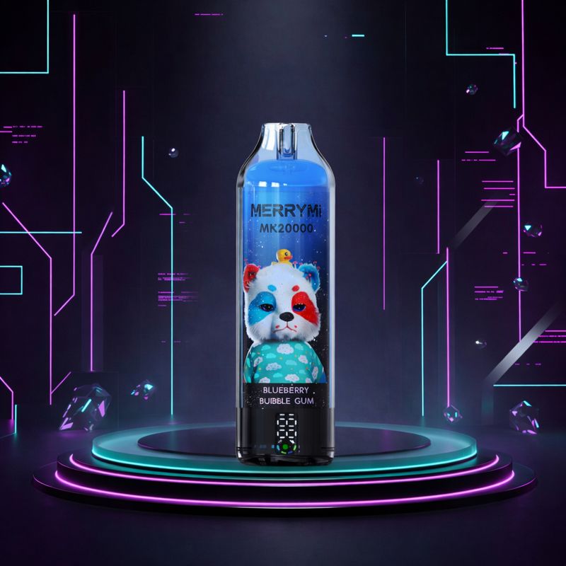 MerryMi MK20000 20K Polska Jednorazowki E papieros Blueberry Bubble Gum 20000 Buchow